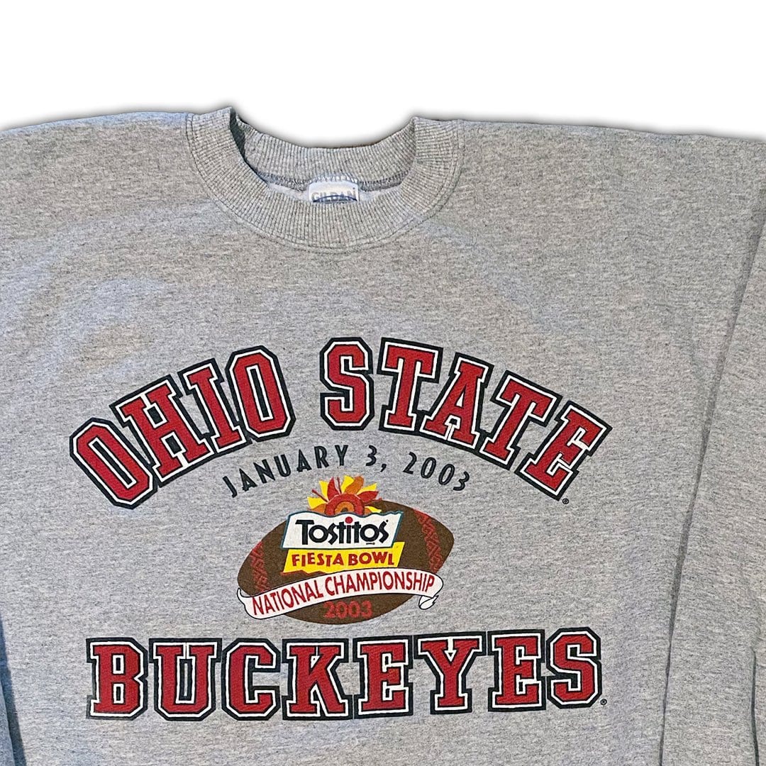 Vintage '03 Ohio State Tostito Fiesta Bowl Crewneck (XL/XXL) | Rebalance Vintage.