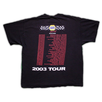 Vintage '03 Napa Racing Schedule Tour Tee | Rebalance Vintage.