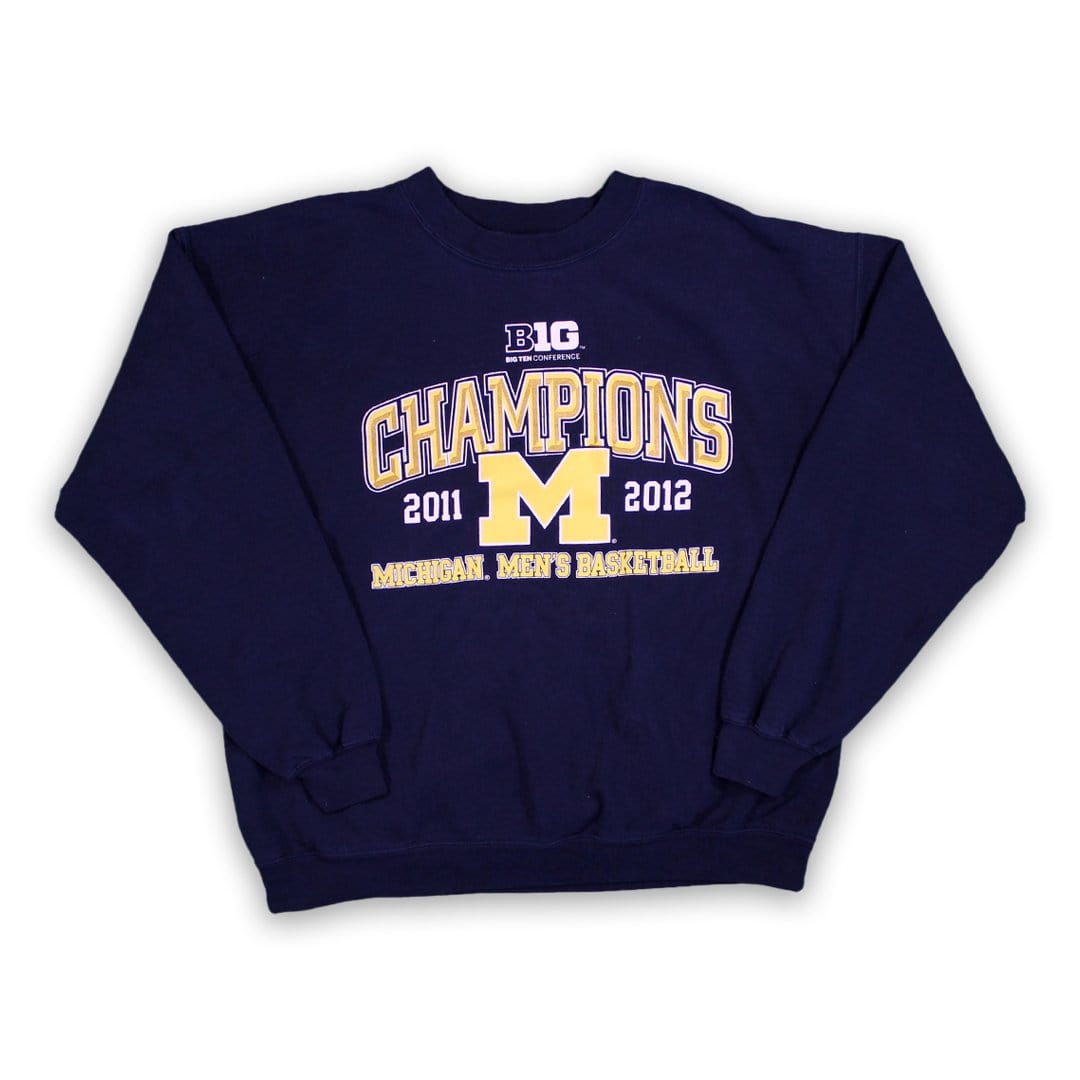 Vintage '11-12 Michigan Men's Basketball Champions Crewneck | Rebalance Vintage.