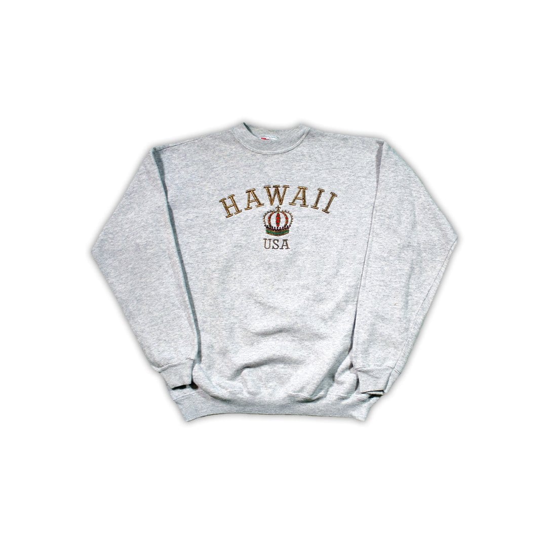 Vintage Hawaii U.S.A Embroidered Crewneck | Rebalance Vintage.