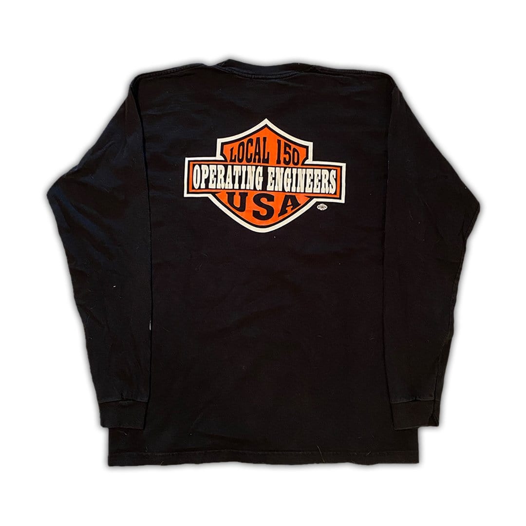 Local 150 Operators Sticker Vintage Harley Davidson Operators Local 150 Long Sleeve (M/L ...