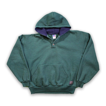 Vintage 90s Green Russell Athletics Hoodie | Rebalance Vintage.