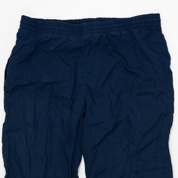 Vintage 90s Navy Adidas Windbreaker Pants (S/M) | Rebalance Vintage.