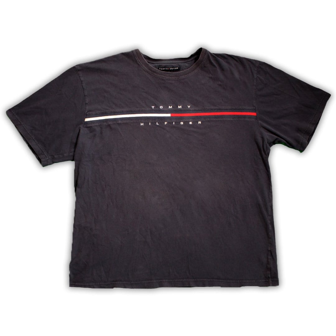 Blue Horizontal Tommy Hilfiger Tee | Rebalance Vintage.