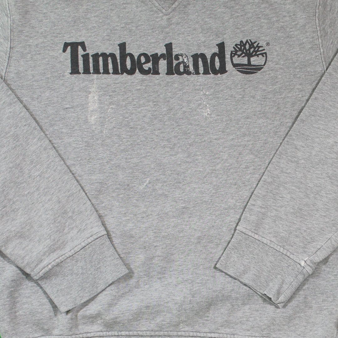 Vintage Grey Timberland Crewneck (S) | Rebalance Vintage.