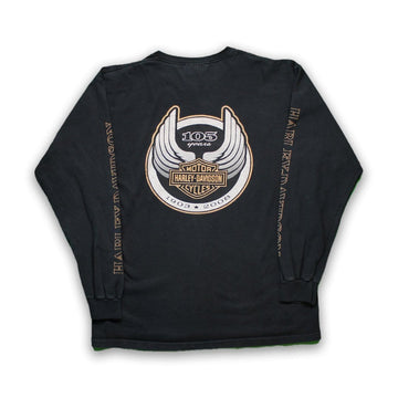 Vintage '08 Harley Davidson 105 Year Anniversary Long Sleeve | Rebalance Vintage.