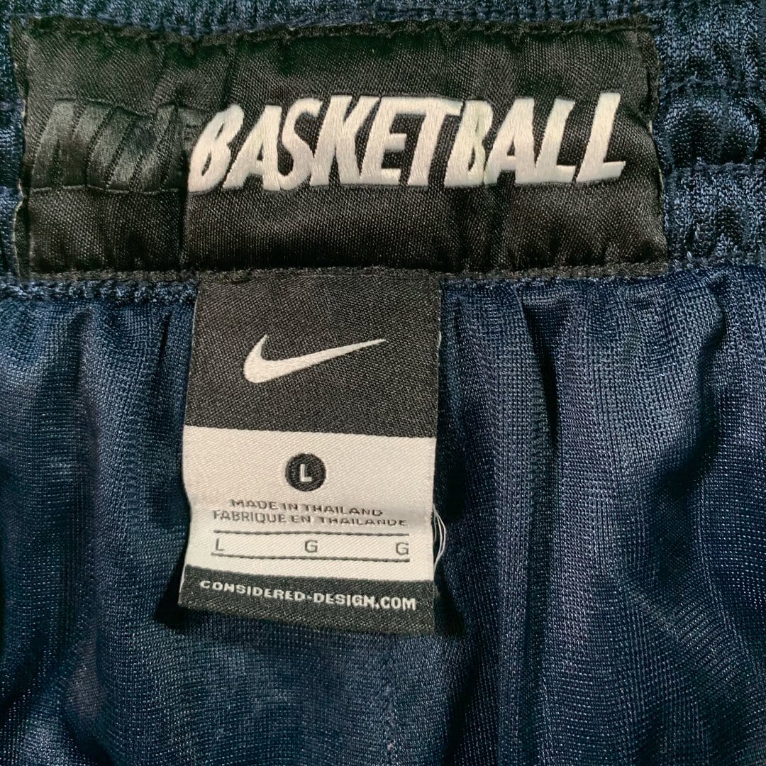 Vintage 90s Blue Nike Basketball Shorts | Rebalance Vintage.