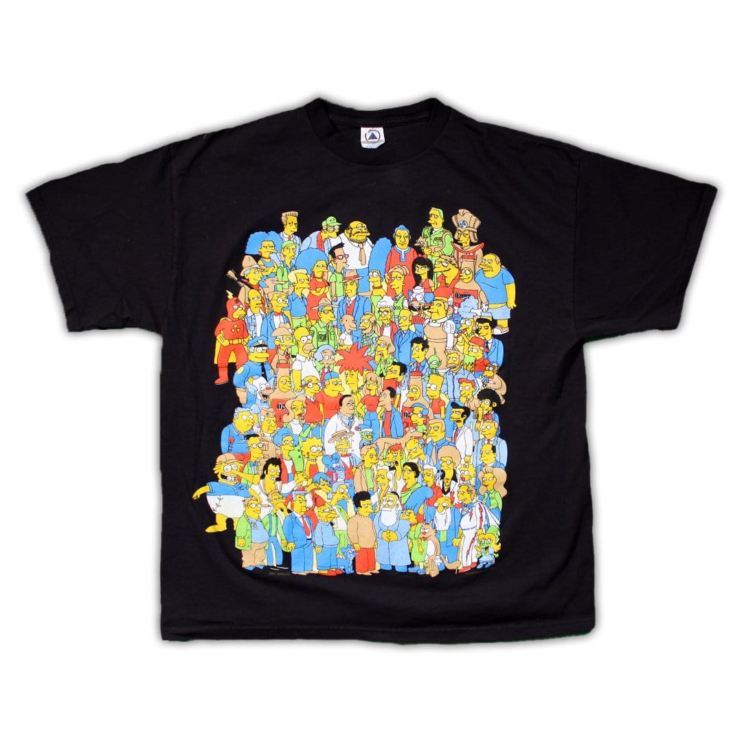 Vintage Simpsons Character All Over Print Tee | Rebalance Vintage.