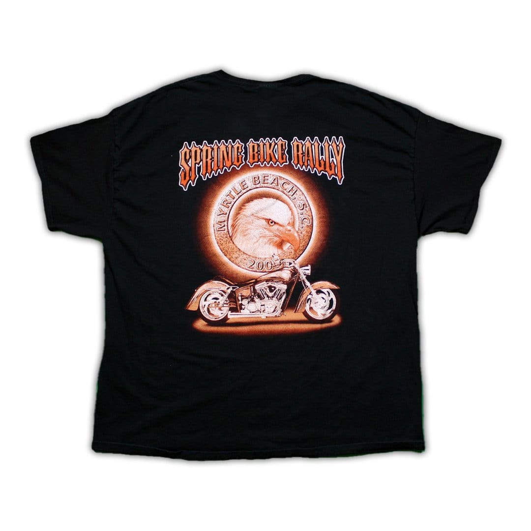 Vintage '05 Myrtle Beach SC Spring Bike Rally Tee | Rebalance Vintage.