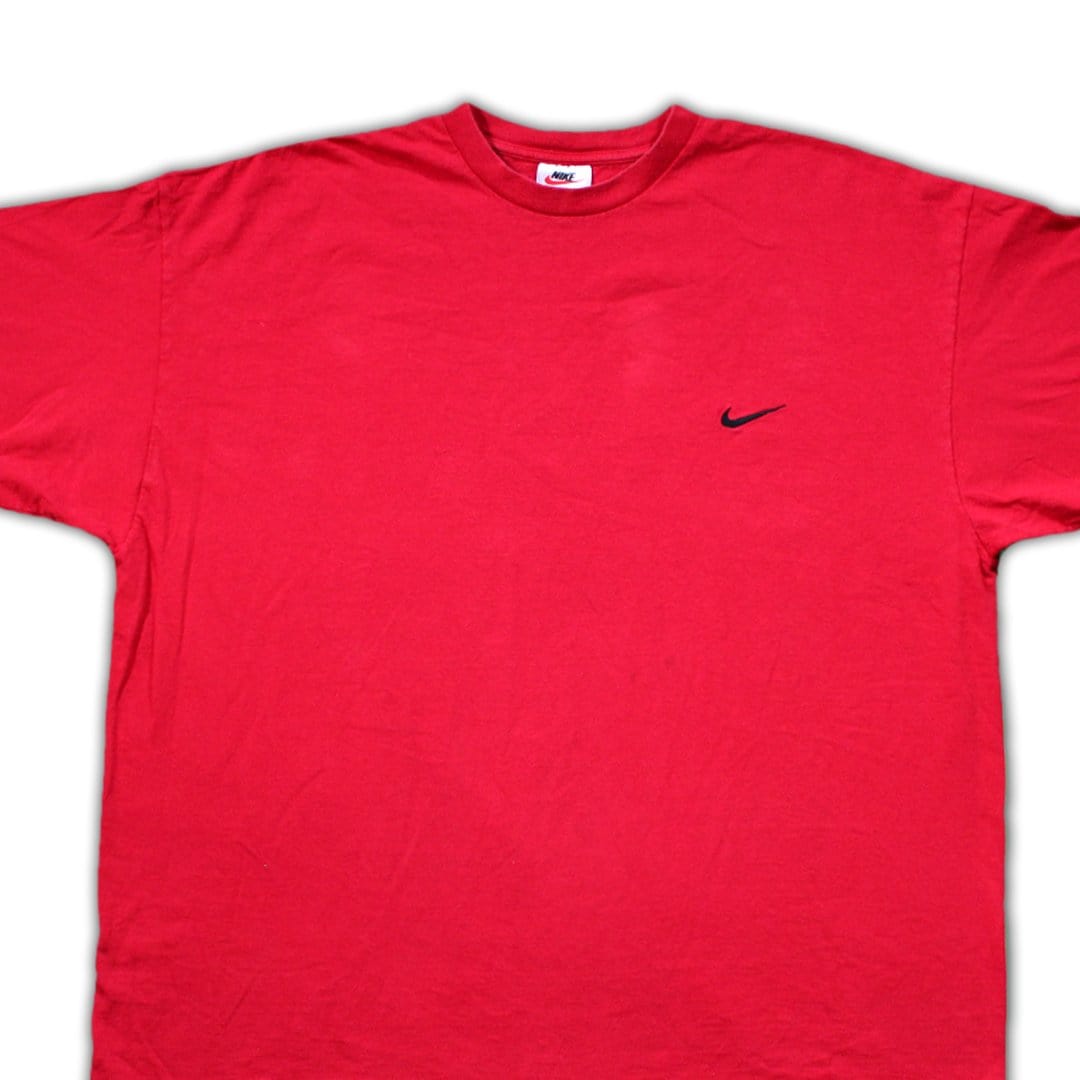 Vintage 90s Red Nike Essentials Tee (XL/XXL) | Rebalance Vintage.