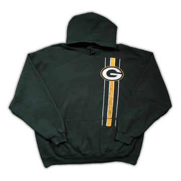 Vintage 90s Green Bay Packers Helmet Hoodie | Rebalance Vintage.