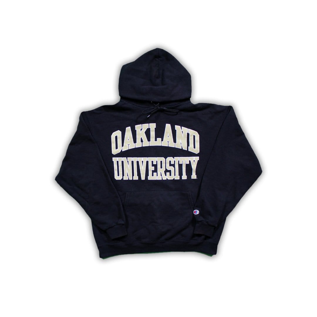 Vintage Oakland University x Champion Hoodie | Rebalance Vintage.