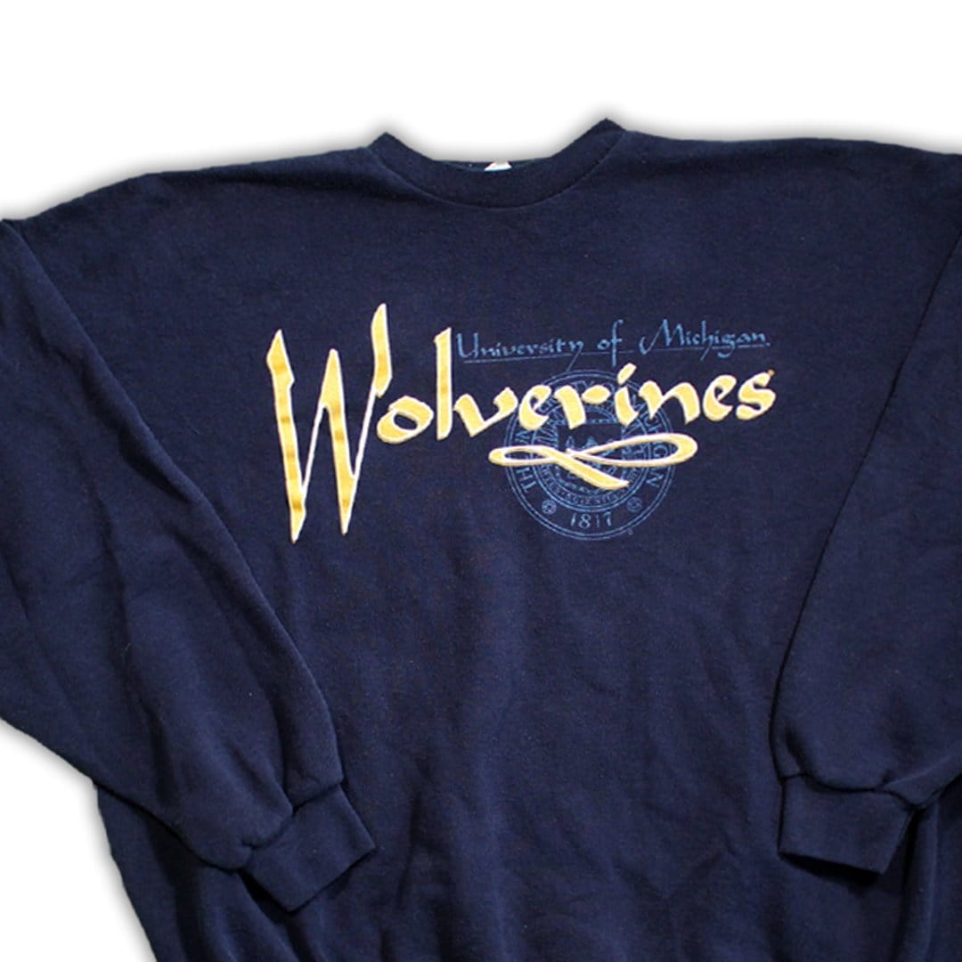 Vintage Michigan Wolverines Crewneck | Rebalance Vintage.