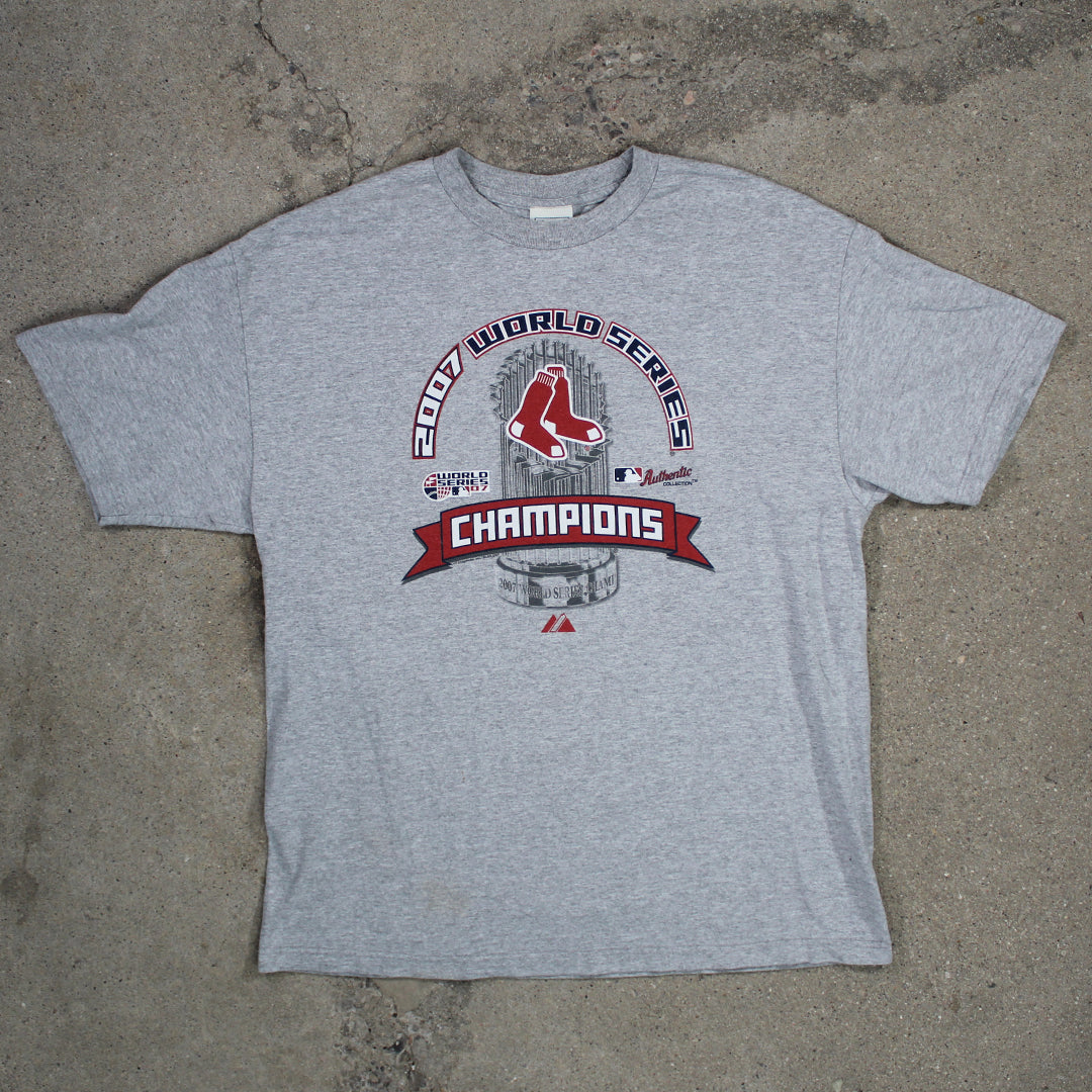 Vintage ‘07 Red Sox World Series Champions Tee (XL) | Rebalance Vintage.