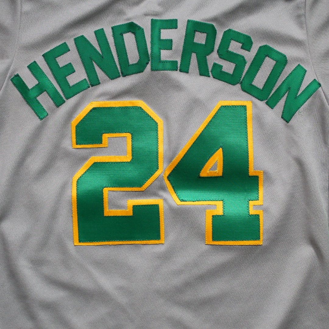 Vintage Oakland A’s Henderson #24 CCM Jersey (M/L) | Rebalance Vintage.