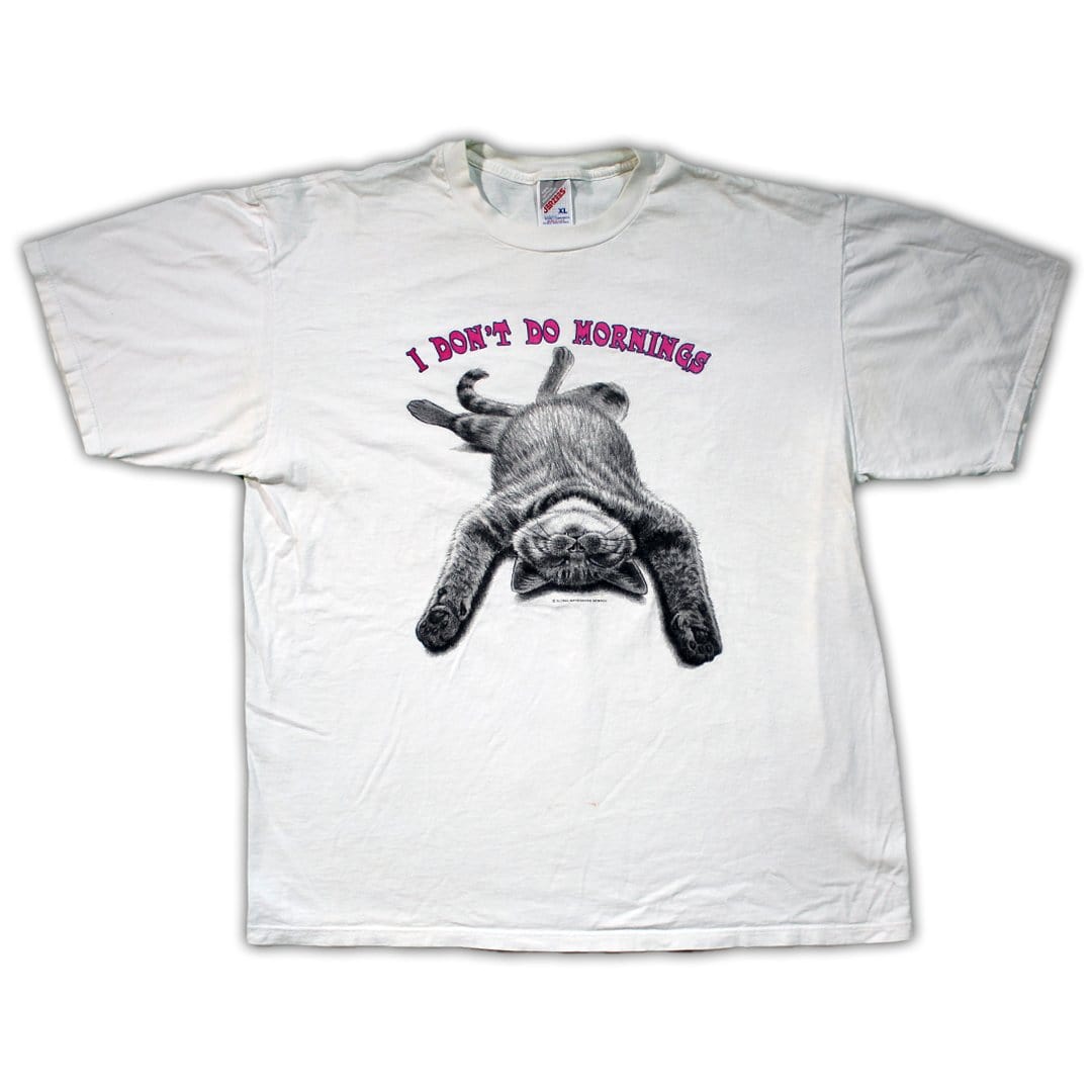 Vintage 'I Dont Do Mornings' Tee | Rebalance Vintage.