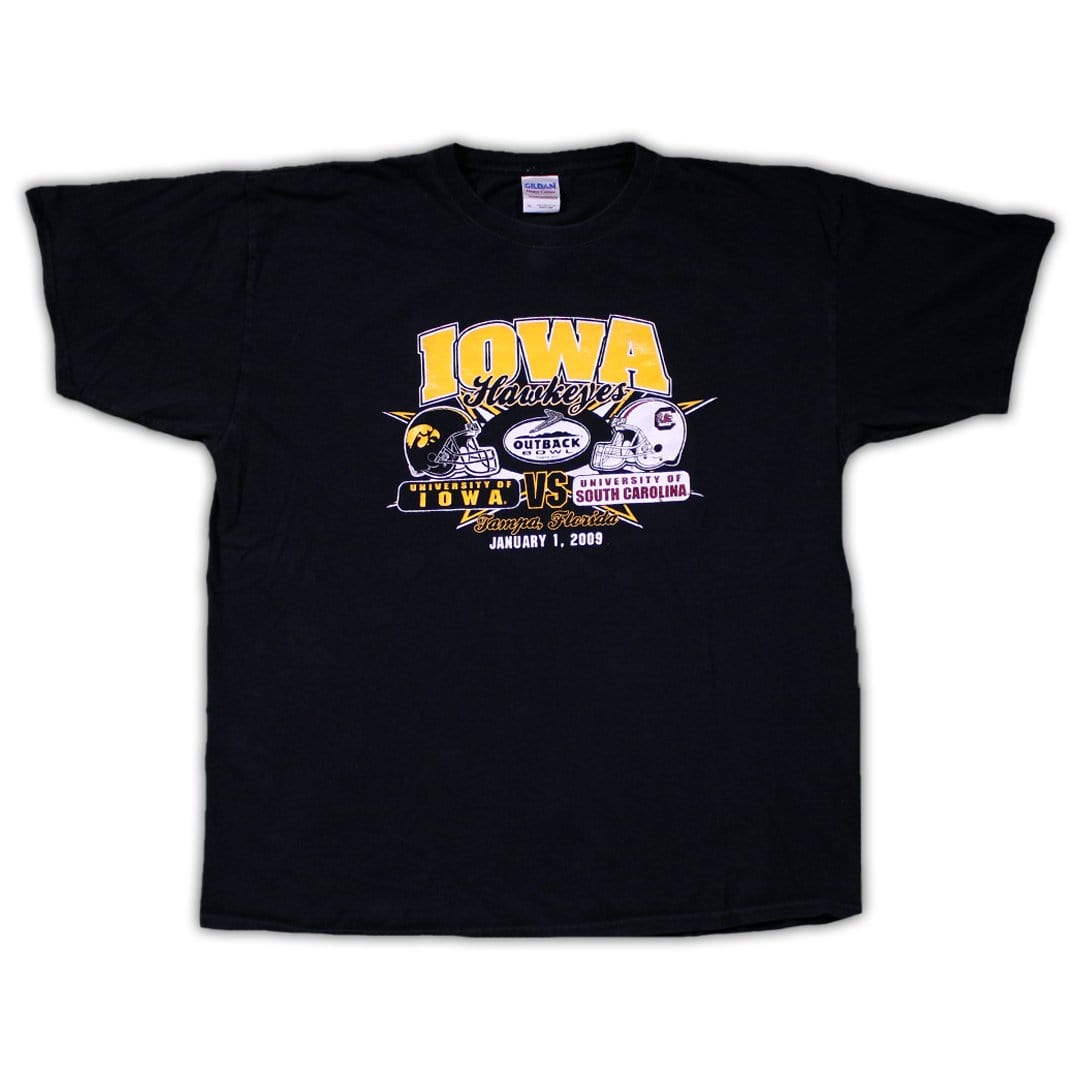Vintage '09 Iowa v. South Carolina Outback Bowl Tee | Rebalance Vintage.