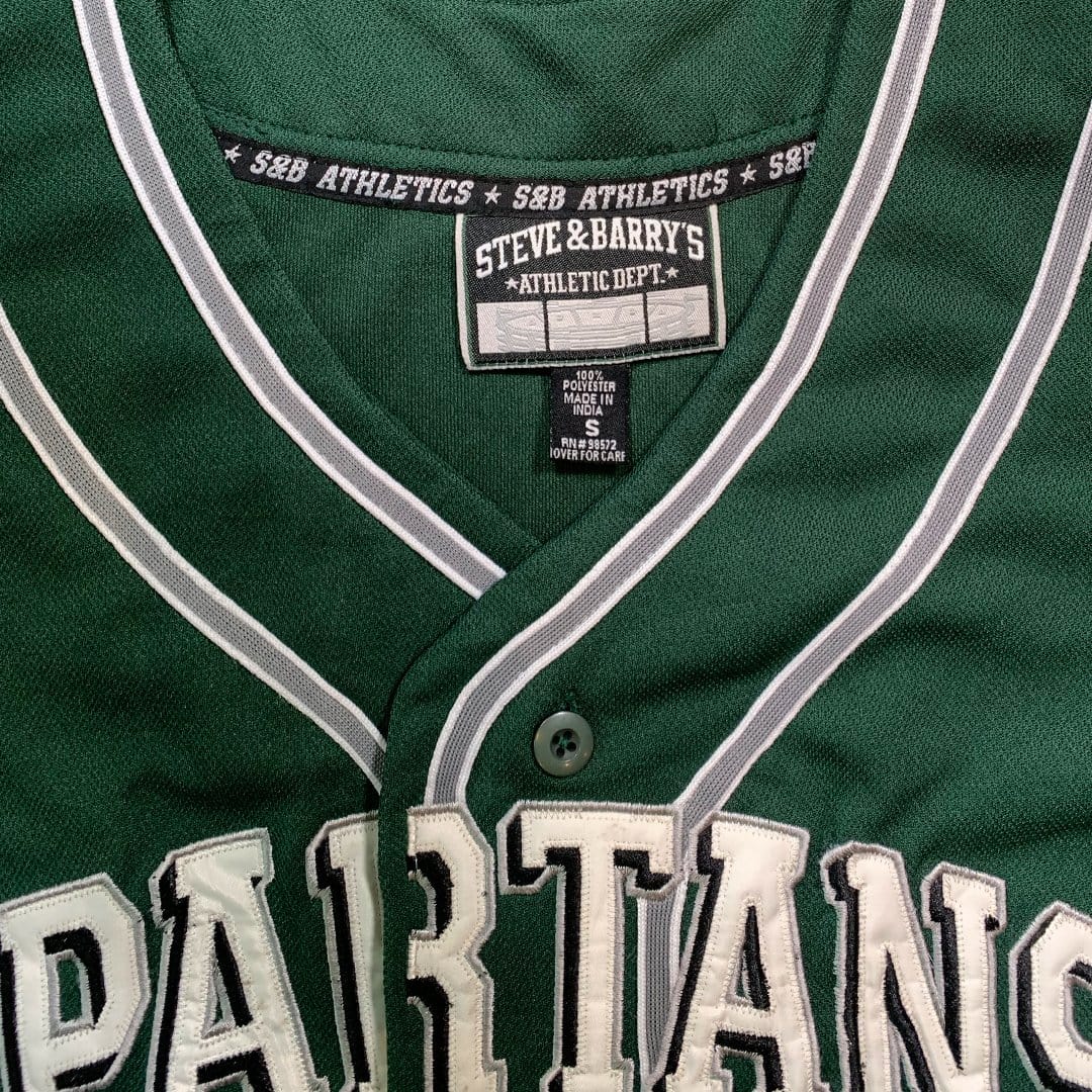 Vintage Michigan Spartan Baseball Jersey | Rebalance Vintage.