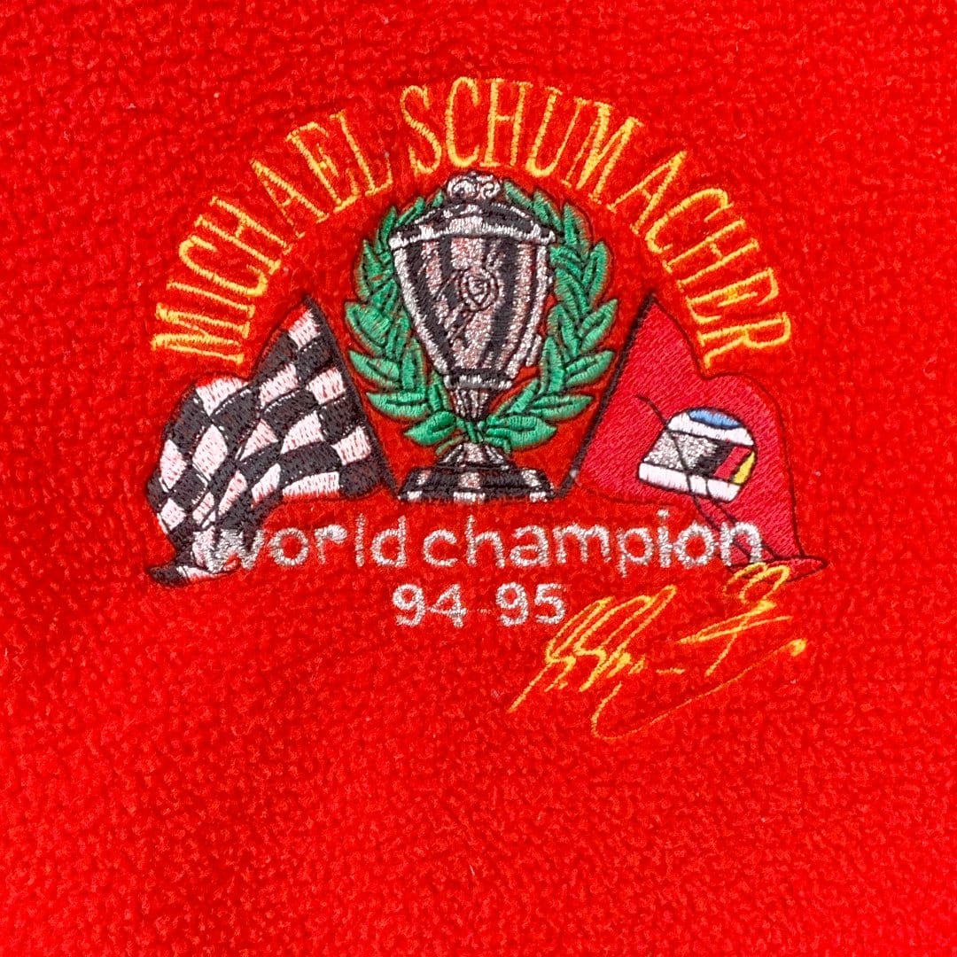 Vintage ‘94 Ferrari Michael Schumacher  World Champ ¼ Zip | Rebalance Vintage.