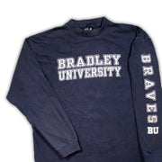 Vintage Bradley University Braves Mockneck