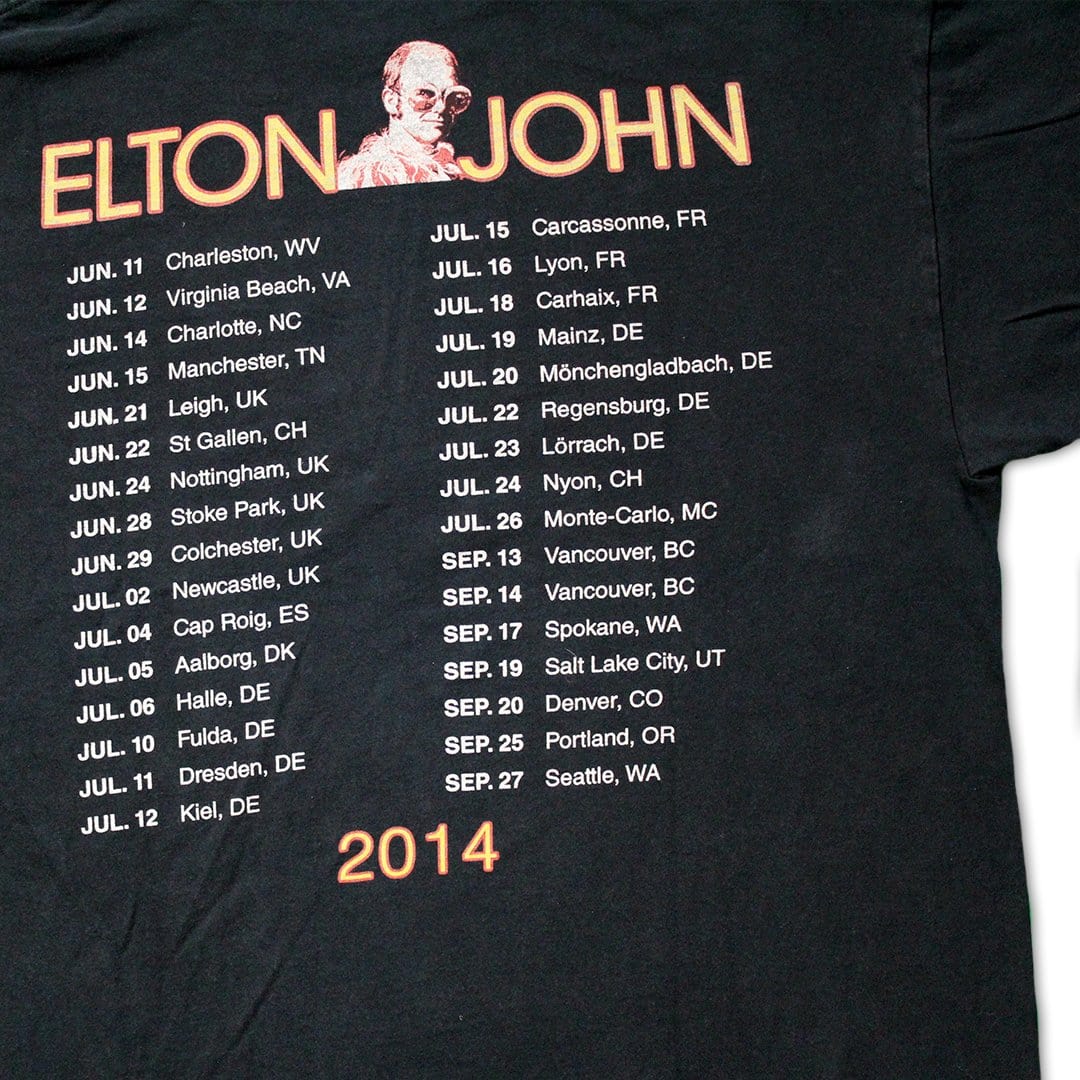 ’14 Elton John Tour Tee | Rebalance Vintage.