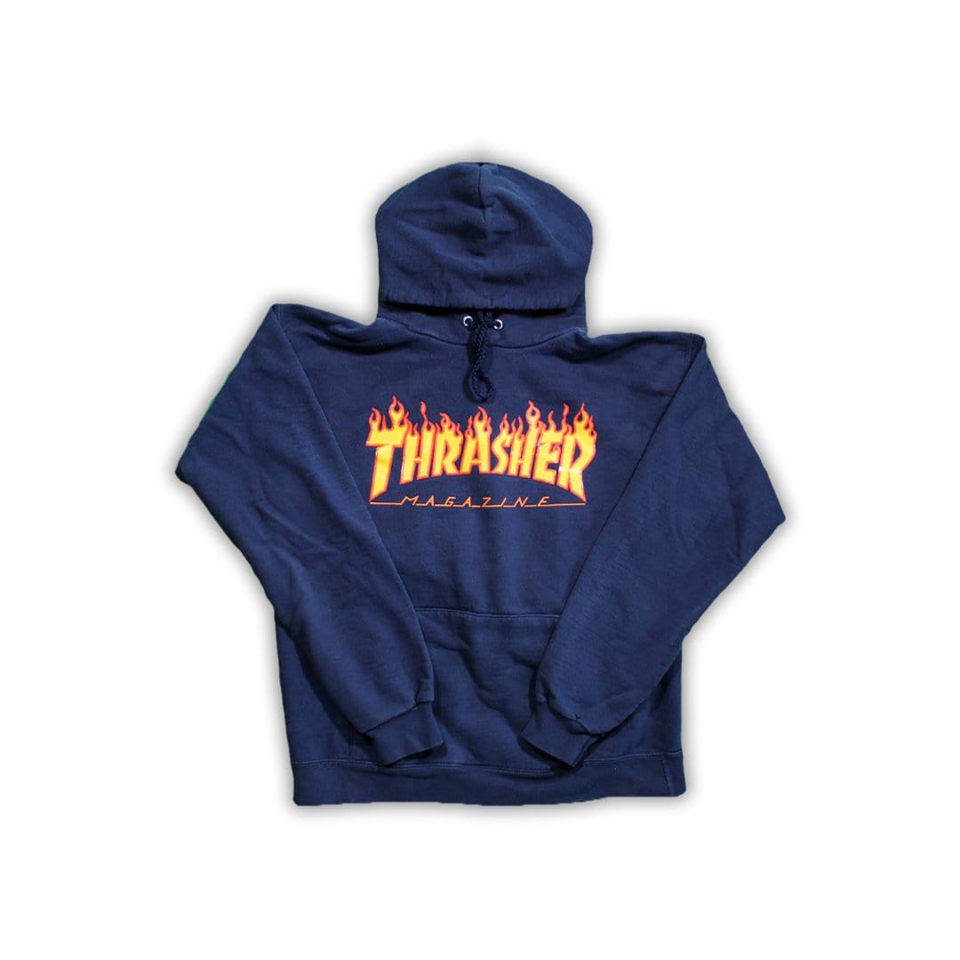 Vintage Blue Thrasher Hoodie | Rebalance Vintage.