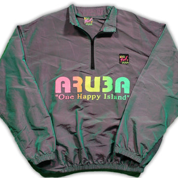 Vintage Aruba Surf Style Windbreaker | Rebalance Vintage.