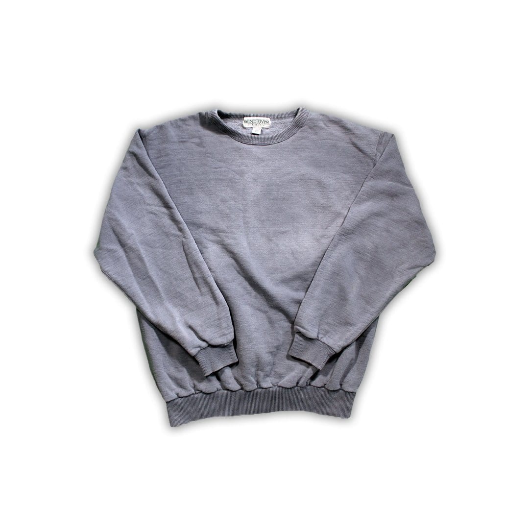 Vintage Light Blue Wind River Crewneck | Rebalance Vintage.