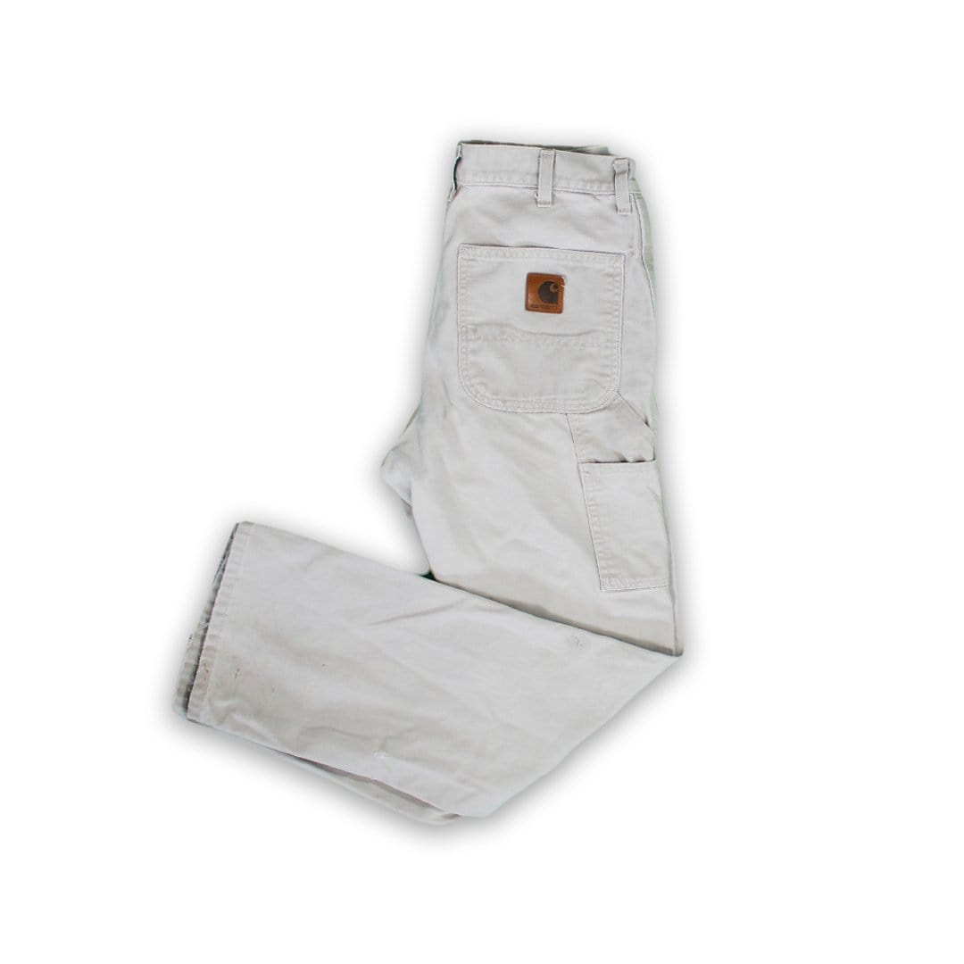 Vintage Light Beige Carhartt Cargo Pants | Rebalance Vintage.