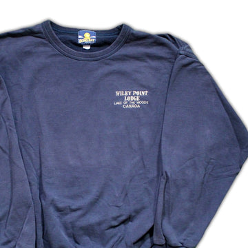 Vintage 90s Willy Point Lodge Crewneck | Rebalance Vintage.