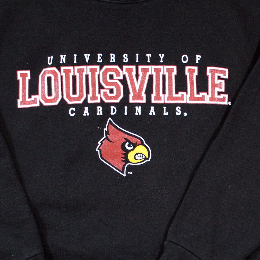 Vintage Black Louisville Cardinals Crewneck (L) | Rebalance Vintage.