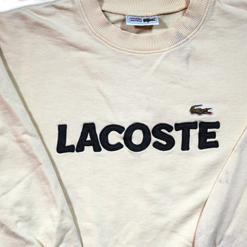 Vintage Rare Yellow Lacoste Crewneck | Rebalance Vintage.