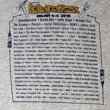 Lollapalooza '10 Chicago Tee | Rebalance Vintage.