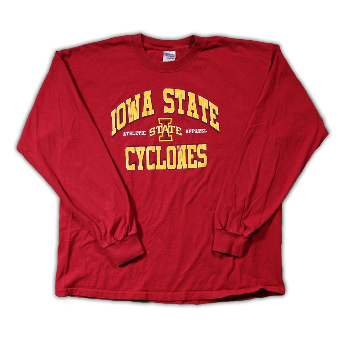Vintage Red Iowa State Cyclones Long Sleeve | Rebalance Vintage.