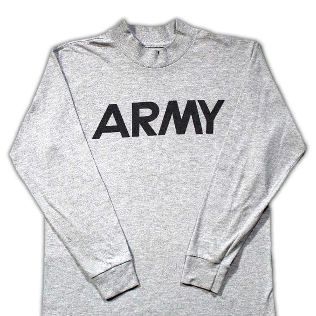 Vintage Army Spell Out Mock Neck (S/M) | Rebalance Vintage.