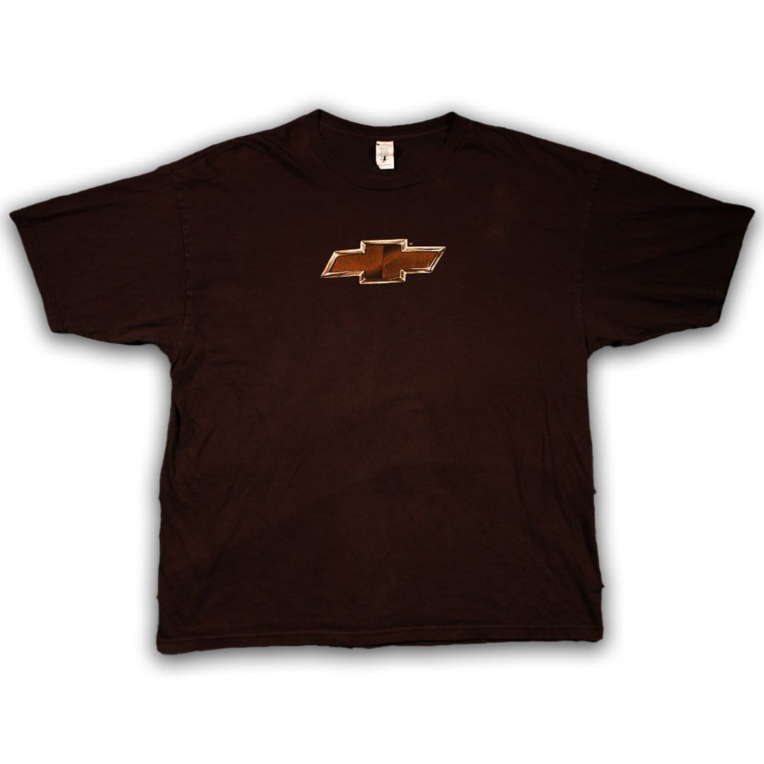 Vintage RARE Brown Chevrolet American Built Tee (XL/XXL) | Rebalance Vintage.