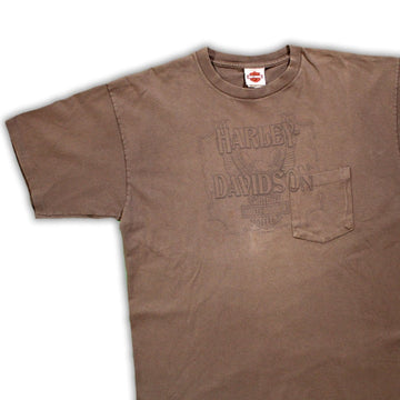 Vintage Brown Harley Kalamazoo, MI Tee | Rebalance Vintage.