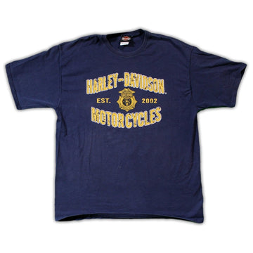 Vintage '02 Harley Davidson Fire Fighter Tee | Rebalance Vintage.