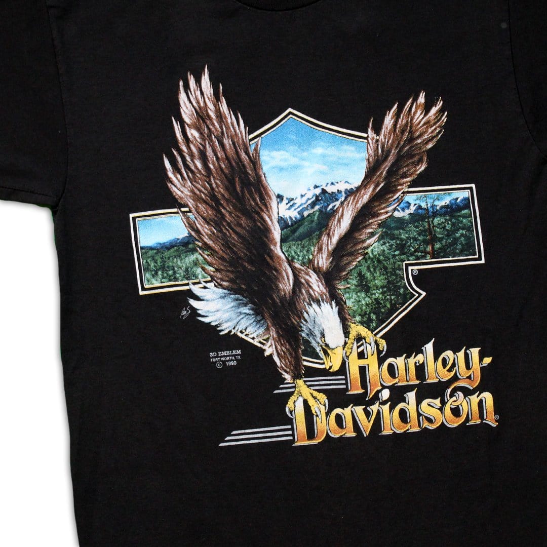 Vintage RARE '90 Harley Davidson Daytona Beach Bike Week Tee (S/M) | Rebalance Vintage.