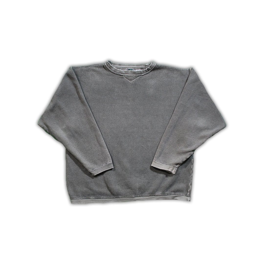 Vintage Green Essentials Distressed Crewneck | Rebalance Vintage.