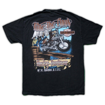 Vintage Harley Davidson St. Thomas 'Ride the Plank' Tee | Rebalance Vintage.