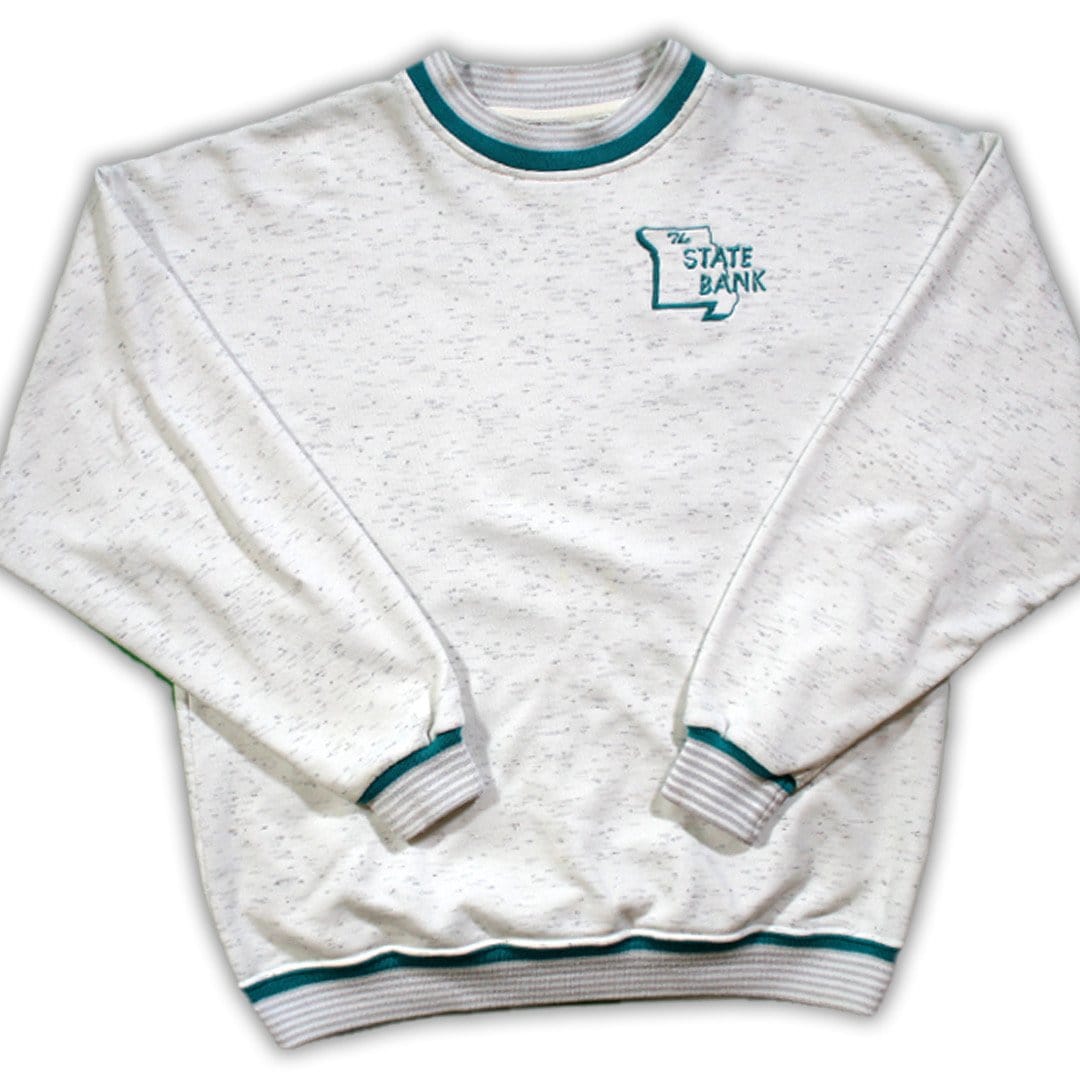 Vintage 80s The State Bank Crewneck | Rebalance Vintage.