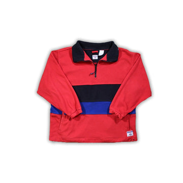 Vintage Tricolor Jerzee’s ¼ Zip Fleece | Rebalance Vintage.