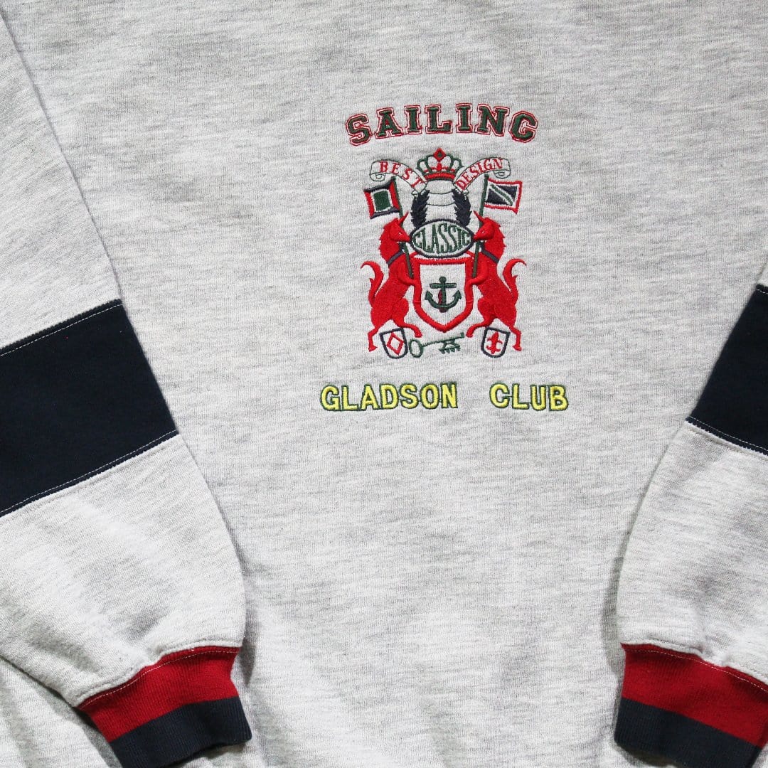 Vintage Sailing Gladson Club Crewneck | Rebalance Vintage.