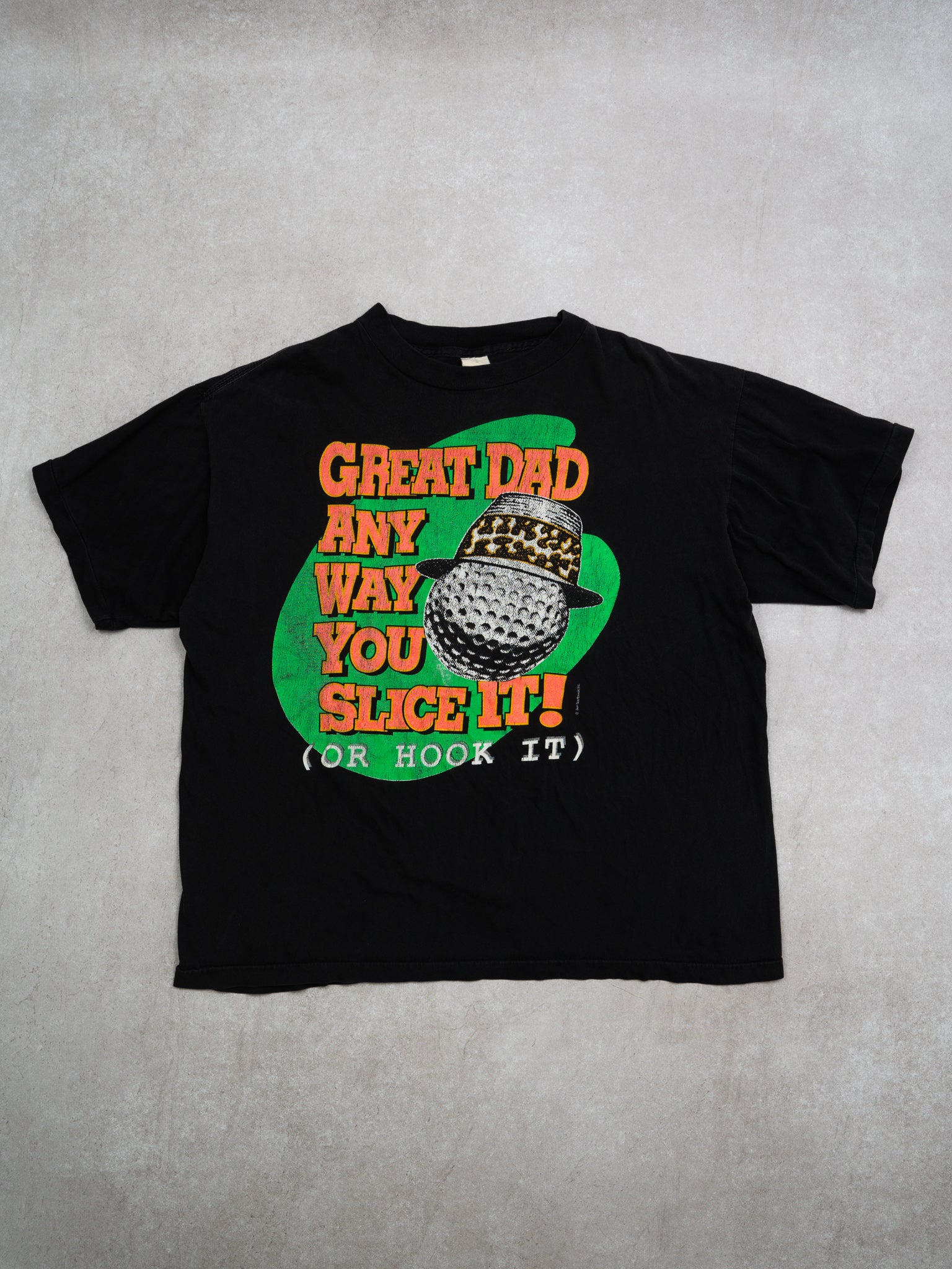 Vintage 90s Great Dad Golf Graphic Tee (L)