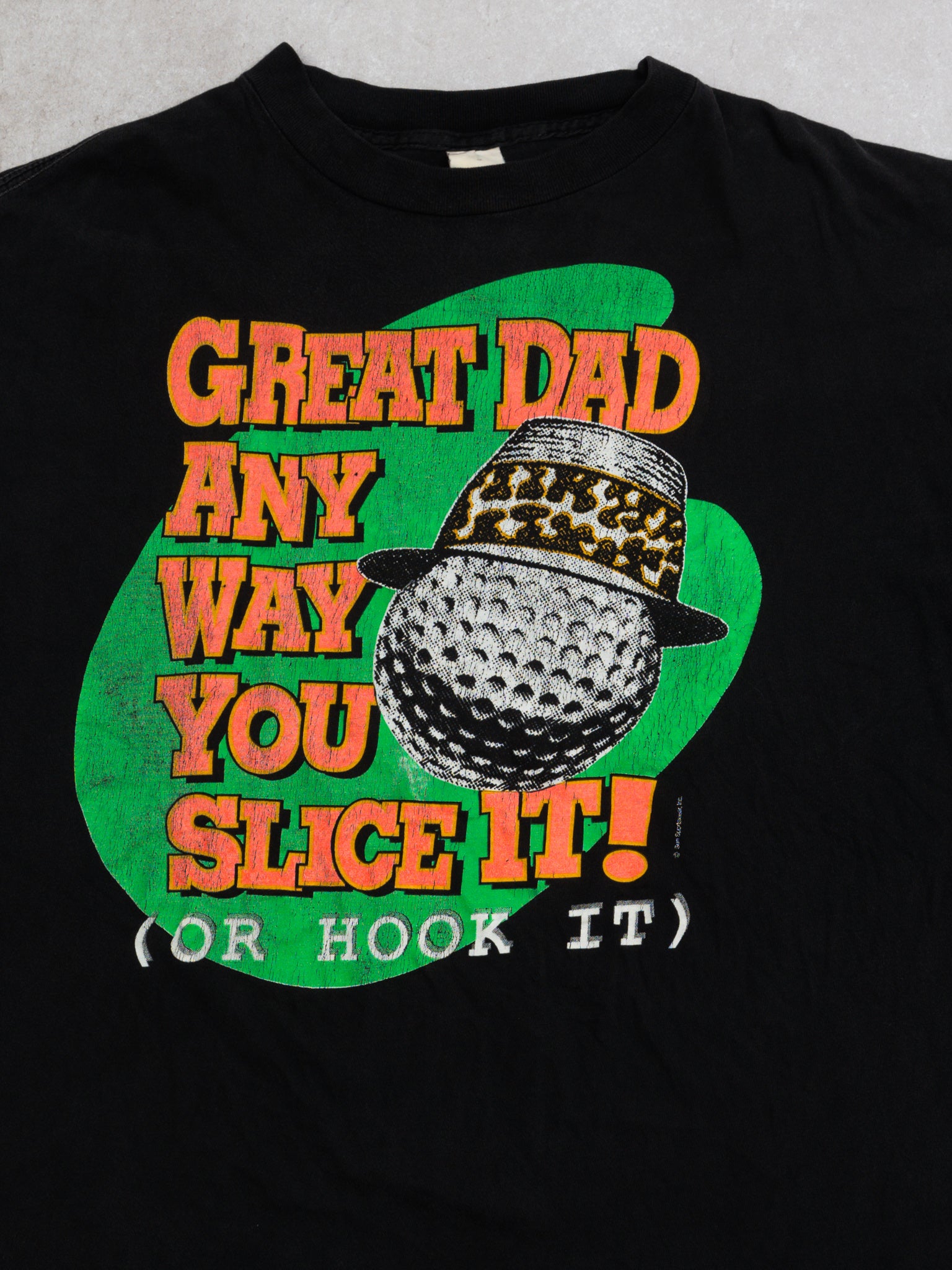 Vintage 90s Great Dad Golf Graphic Tee (L)