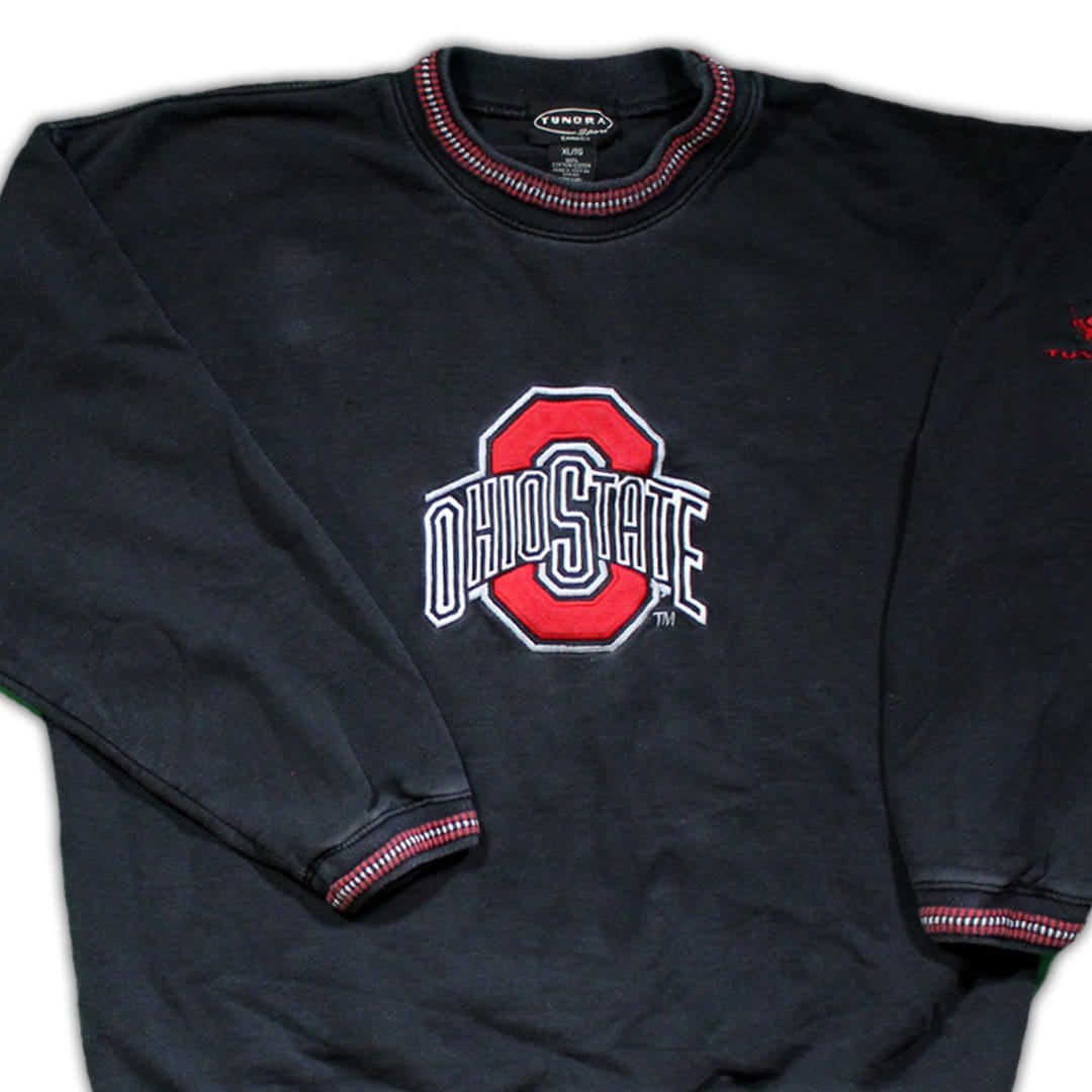 Vintage Black Ohio State x Tundra Crewneck | Rebalance Vintage.