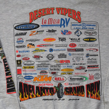 Vintage '04 Desert Vipers Adelanto Grand Prix Crewneck (XXL) | Rebalance Vintage.