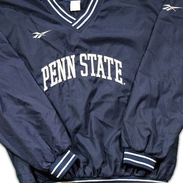 Vintage Penn State x Reebok Pull Over Windbreaker | Rebalance Vintage.