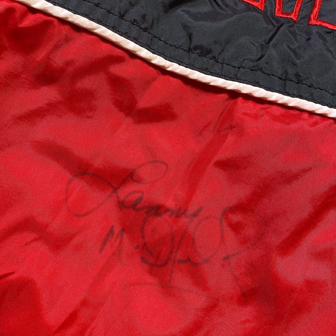 Vintage RARE Starter x Senators Signed Lanny McDonald Windbreaker (L/XL) | Rebalance Vintage.
